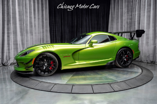 17 Dodge Viper Acr Extreme Aero Snakeskin Edition Pkg Only 86 Miles Collector Quality Inventory