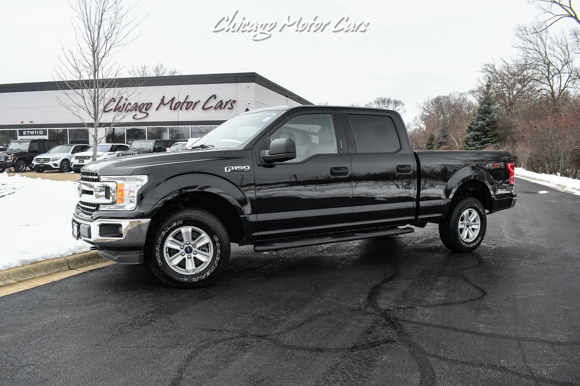 2019 Ford F150 XLT 4x4 SuperCrew Pickup 5.0L V8 SB Black 21k Miles